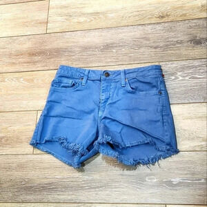 Sale 2/10! Just Black blue midrise cutoff shorts